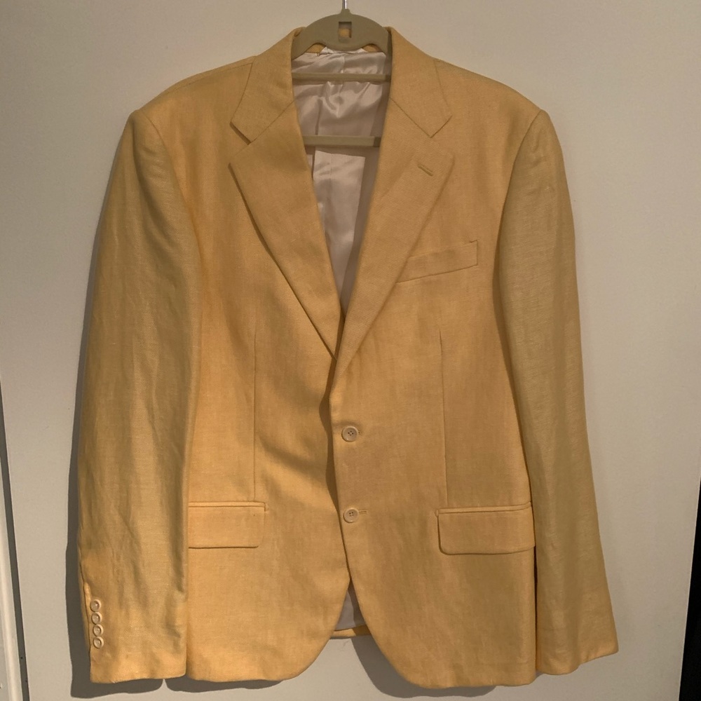 Yellow John Bray Italian Blazer